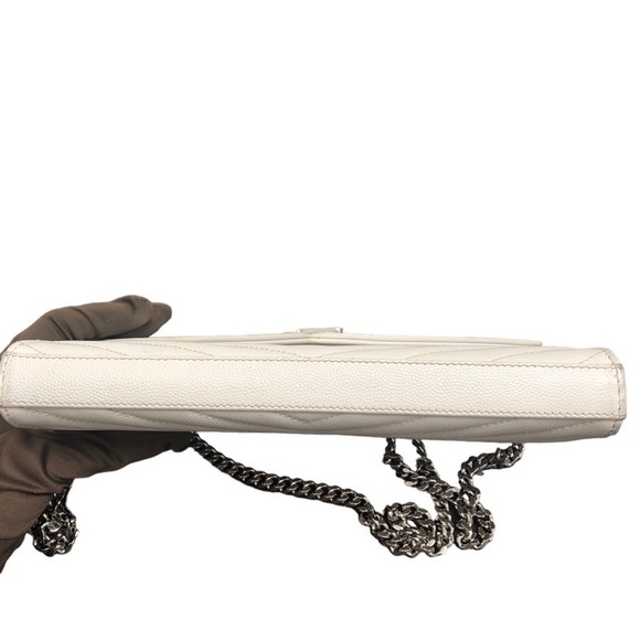 Saint Laurent Stitch Chain Wallet Shoulder Bag - Picture 5 of 12